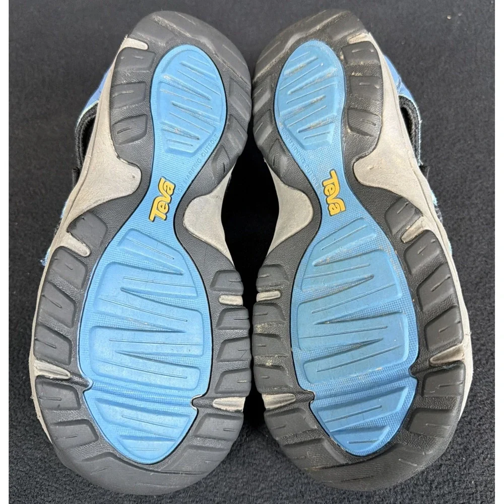 Teva Sandals Kids Youth Size 2 Manatee Hiking Water Shoes Blue Black 1019403Y